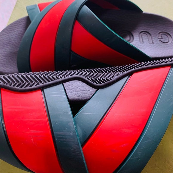 Mens web Gucci slippers main image 12